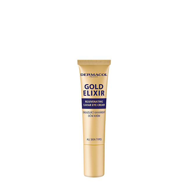 Dermacol Rejuvenating Caviar Eye Cream Gold Elixir (Rejuvenating Caviar Eye Cream) 15 ml 15ml Moterims