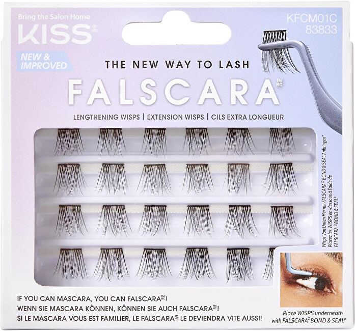 Kiss False false eyelashes Falscara Wisps Multi Shorty