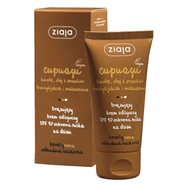 Ziaja Self-tanning day cream SPF 10 Cupuacu 50 ml 50ml Moterims