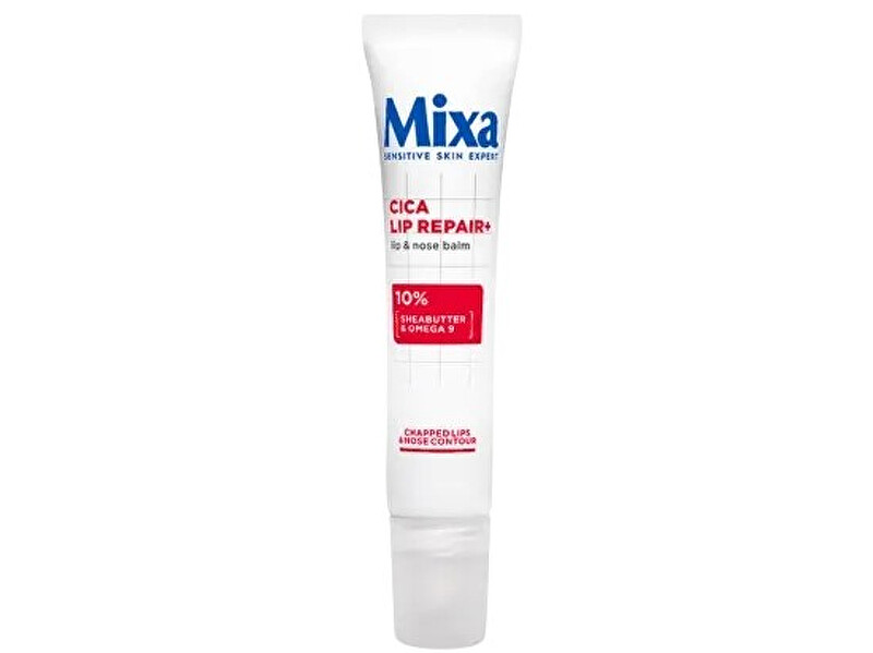 Mixa Lip and nose balm Cica Lip Repair+ Lip & Nose Balm 10 ml 10ml lūpų balzamas