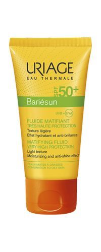 Uriage Sunscreen Matting Fluid SPF 50+ Bariésun Mat (Fluid Very Hight Protection) 50 ml 50ml Moterims Uriage Sunscreen Matting Fluid SPF 50+ Bariésun Mat (Fluid Very Hight Protection) 50 ml 50ml Moterims