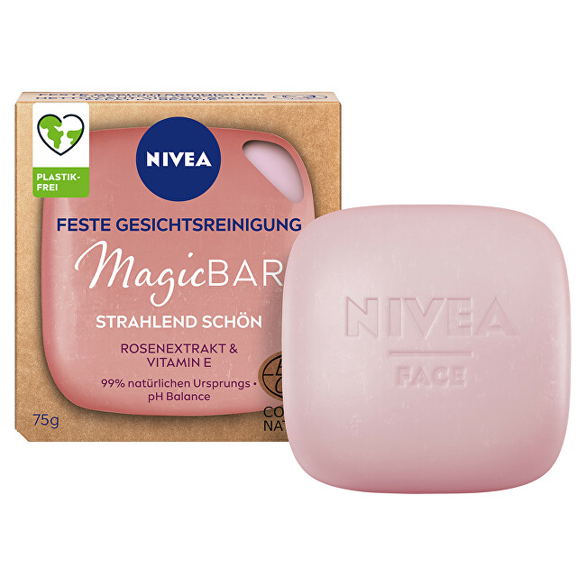 Nivea Cleansing soap with roses Radiance 75 g Moterims