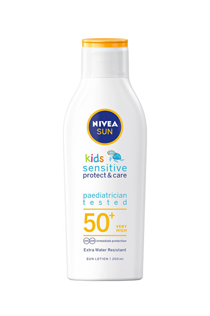 Nivea Children´s sun lotion SPF 50+ Sun Kids (Pure & Sensitive Sun Lotion) 200 ml 200ml Vaikams