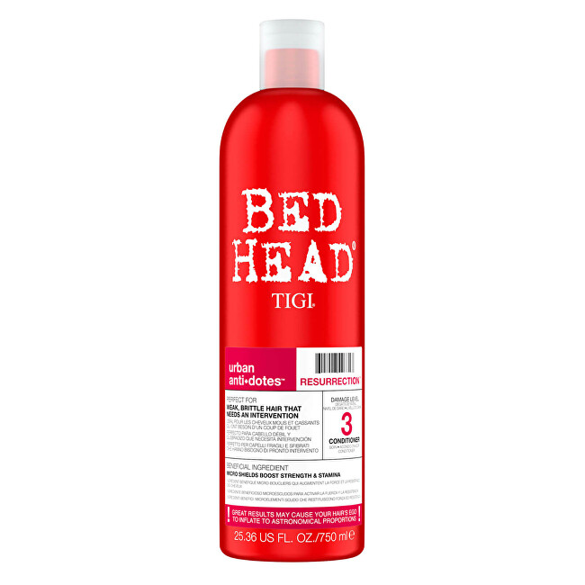 Tigi Regenerating conditioner for weak and stressed hair Bed Head Urban Anti + Dots Resurrection (Conditi 750ml plaukų balzamas