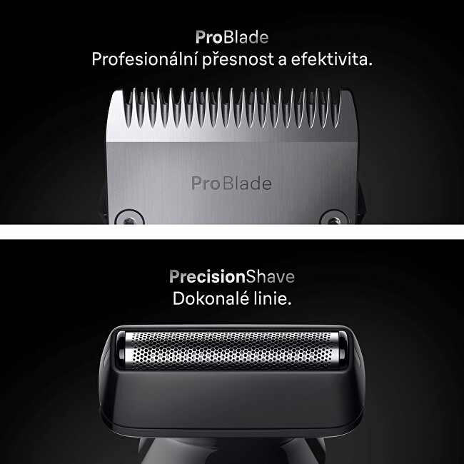 Braun Multifunctional trimmer 11 in 1 Series 7 AIO7540 Dark Blue plaukų segtukas