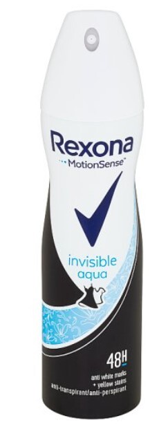 Rexona Antiperspirant spray Motionsense Invisible Aqua 150 ml 150ml dezodorantas