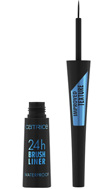 Catrice Waterproof liquid eyeliner 24h (Brush Liner) 3 ml 10 Black akių kontūras