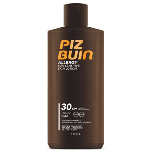 Piz Buin Suntan lotion for sensitive skin Allergy SPF 30 ( Sun Sensi tiv e Skin Lotion) Sensitiv ( Sun Sensi 200ml Unisex