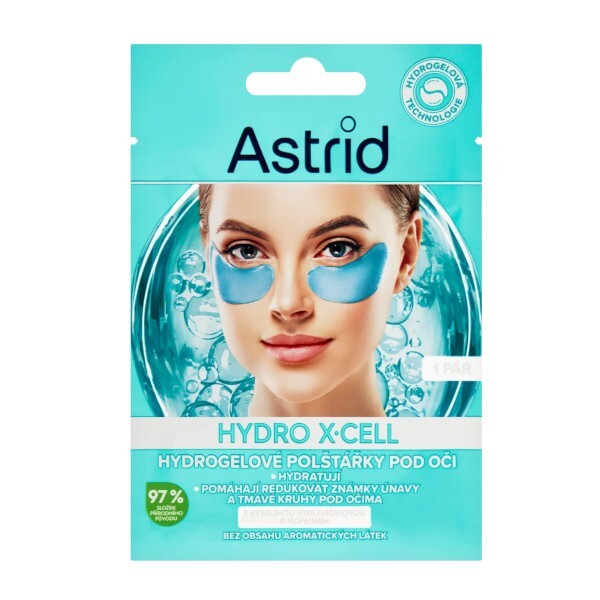 Astrid Hydro X-Cell hydrogel eye pads 2 pcs Moterims