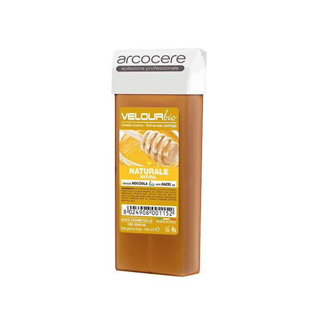 Arcocere Epilating wax Professional Wax Natura l Honey Bio (Roll-On Cartidge) 100 ml 100ml Unisex