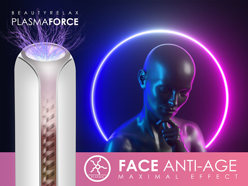 BeautyRelax PlasmaForce cosmetic device for mature skin vietinės priežiūros priemonė