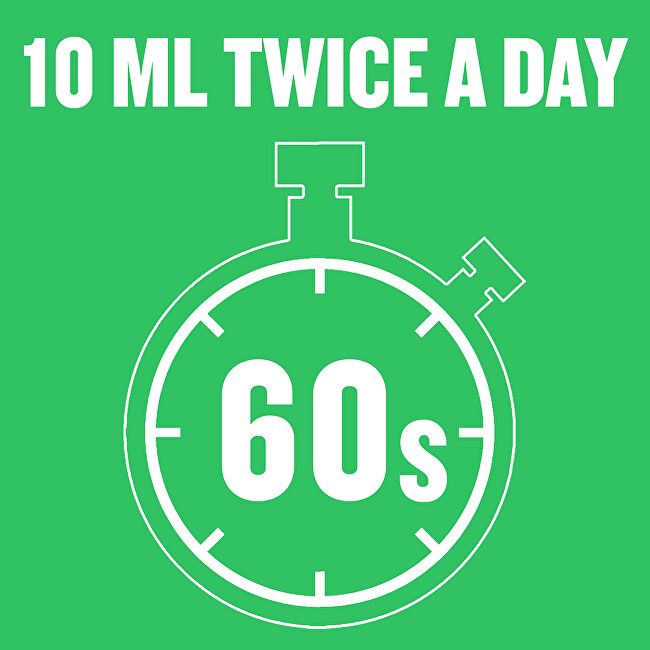 Listerine Mouthwash with menthol flavor Smart Rinse Mint 250 ml 250ml Dantų emalį stiprinanti priemonė