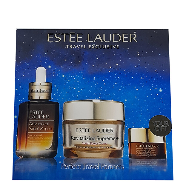 Est&eacute;e Lauder Repair + Lift + Brighten skin care gift set Drėkinamasis veido kremas Moterims
