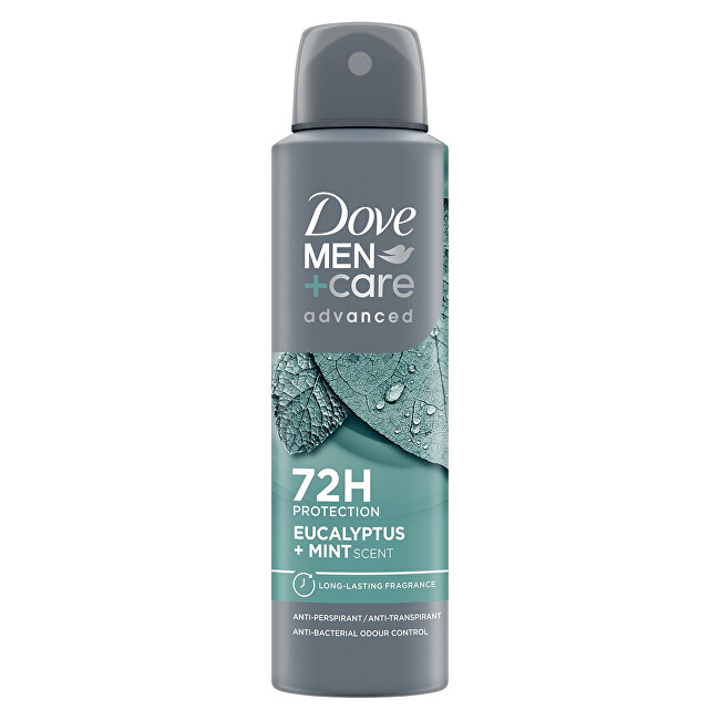 Dove Antiperspirant spray Men+Care Advanced Eucalyptus + Mint (Anti-Perspirant) 150 ml 150ml Vyrams