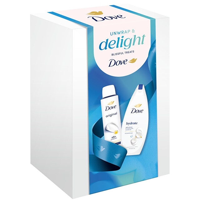 Dove Unwrap & Delight Set II. - D&aacute;rkov&aacute; sada Vonios ir du&scaron;o priemonė Moterims