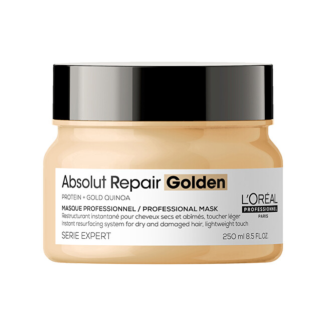 L´Oréal Professionnel Serie Expert Absolut Repair Gold Quinoa + Protein Regenerating Mask for Damaged Fine Hair ( Gold en 250ml atstatomoji plaukų priežiūros priemonė