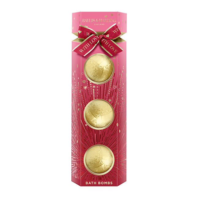 Baylis & Harding Midnight Cherry Gift Set 3 &times; 100 g Moterims