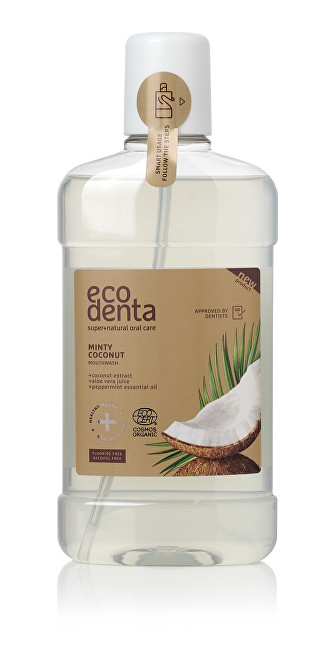 Ecodenta (Minty Coconut Mouthwash) Organic (Minty Coconut Mouthwash) 500 ml 500ml Unisex