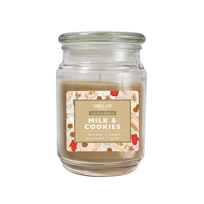 Candle Lite Scented candle Milk & Cookies 510 g namų kvapas