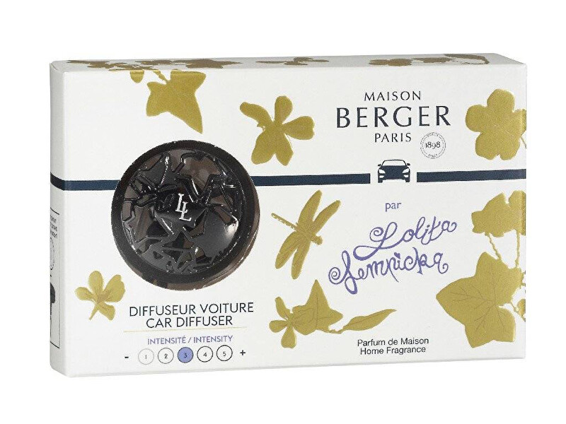 Maison Berger Paris Gift set of car diffuser Gun metal + refill Lolita Lempicka Unisex