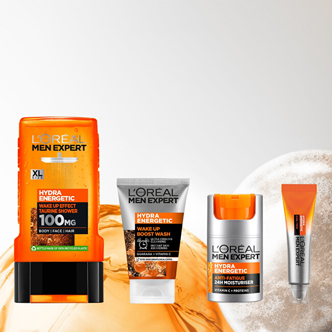 L&acute;Or&eacute;al Paris Cleansing facial gel Men Expert Wake-up Effect (Face Wash) 100 ml 100ml makiažo valiklis