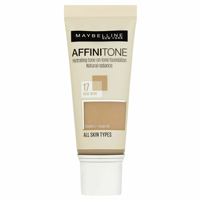 Maybelline Unifying Makeup with HD Pigments Affinitone (Hydrating Tone-One-Tone Foundation) 30ml 17 Rose Beige makiažo pagrindas