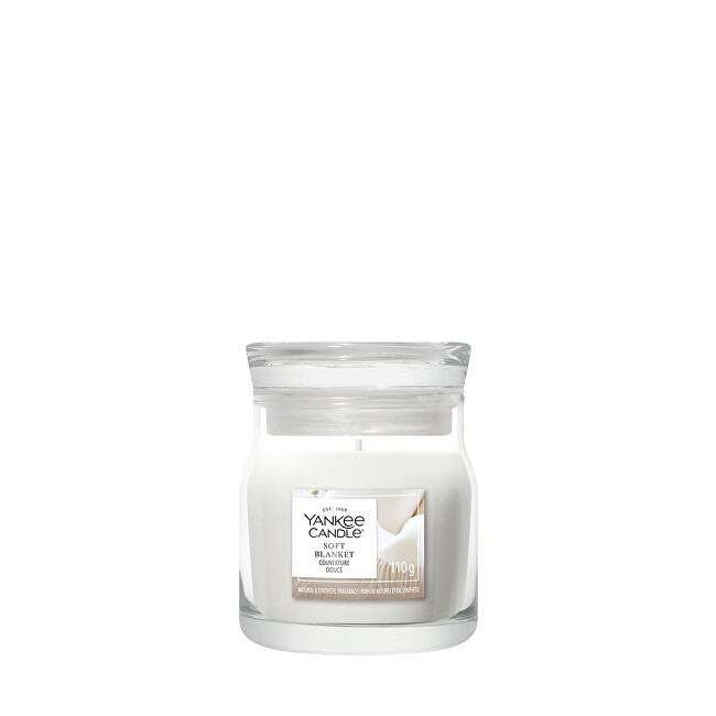 Yankee Candle Signature glass small scented candle Soft Blanket 110 g kvepianti žvakė