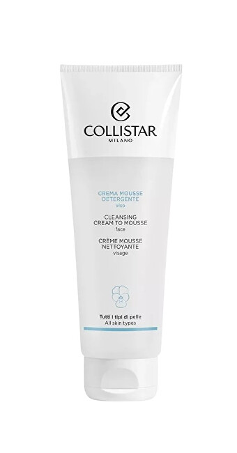 Collistar Cleansing Cream To Mousse 125 ml 125ml makiažo valiklis