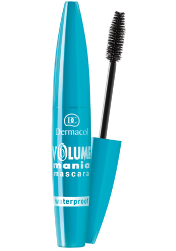 Dermacol Waterproof mascara for eyelashes spectacular volume Volume Mania (Waterproof Mascara) 9 ml Black 9ml blakstienų tušas