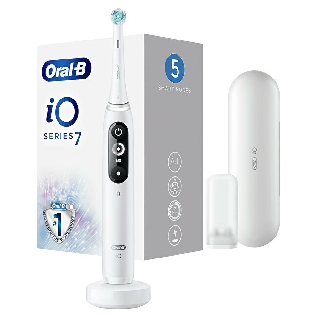 Oral B Electric toothbrush iO7 Series White Alabaster Unisex