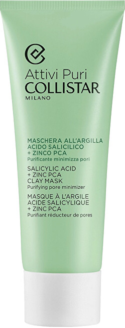 Collistar Cleansing and mattifying face mask Attivi Puri Salicylic Acid + Zinco PCA (Mask) 75 ml 75ml Moterims