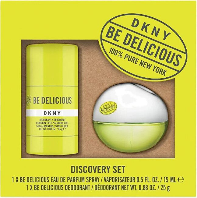 DKNY DKNY Be Delicious - EDP 15 ml + solid deodorant 25 g 15ml kvepalų mėginukas Moterims