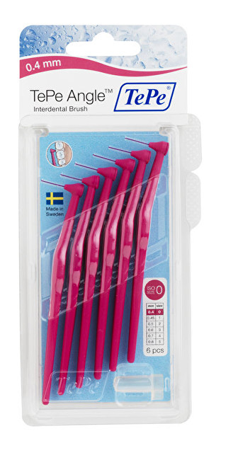 TePe Interdental brushes Angle 6 pc mix tarpdančių siūlas