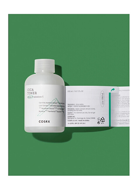 COSRX Soothing tonic for sensitive skin Pure Fit Cica (Toner) 150 ml 150ml makiažo valiklis
