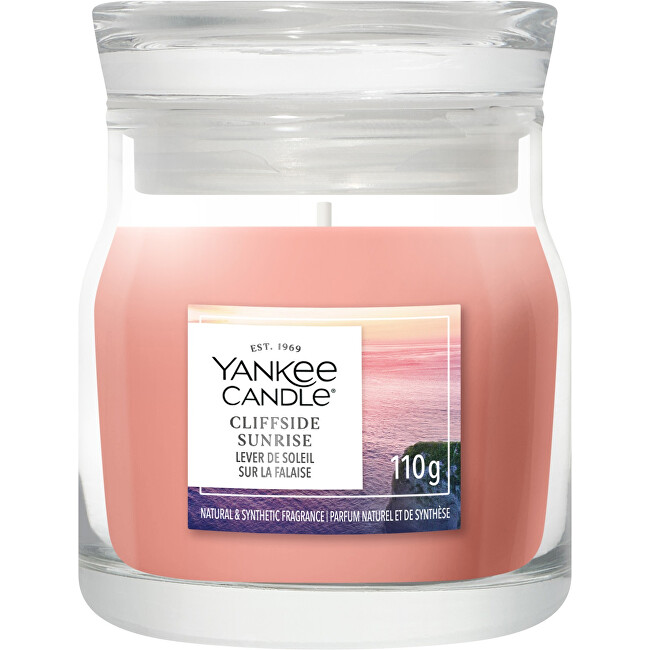 Yankee Candle Signature glass small scented candle Cliffside Sunrise 110 g kvepianti žvakė