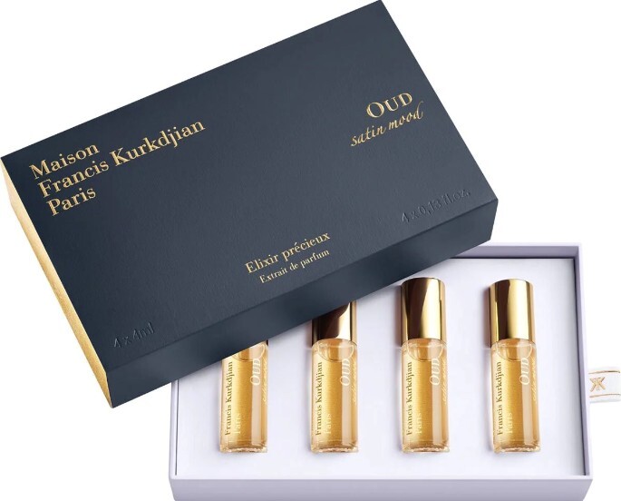 Maison Francis Kurkdjian Oud Satin Mood - parf&eacute;movan&yacute; extrakt 4 x 4 ml (roll-on) 4ml NI&Scaron;INIAI Unisex