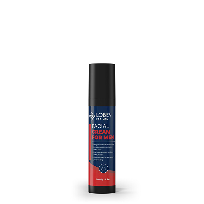 LOBEY Face cream for men 50ml balzamas po skutimosi