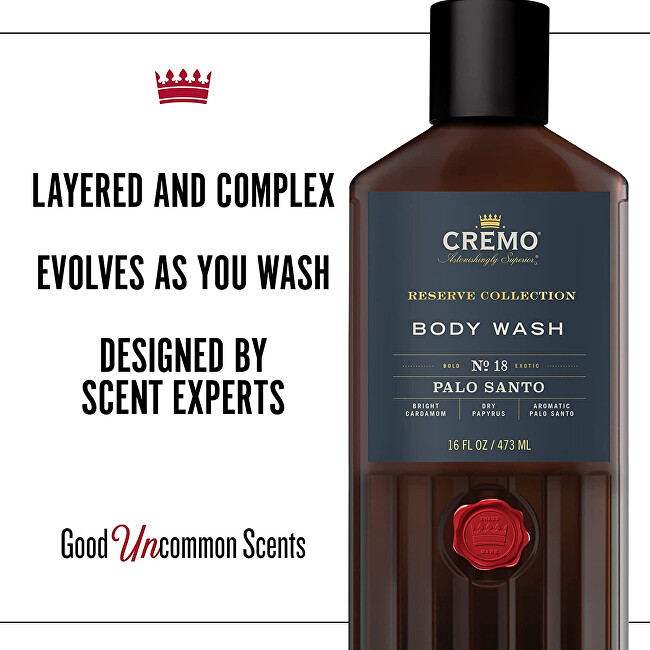 Cremo Reserve Collection Palo Santo Shower Gel (Body Wash) 473 ml 473ml Vyrams