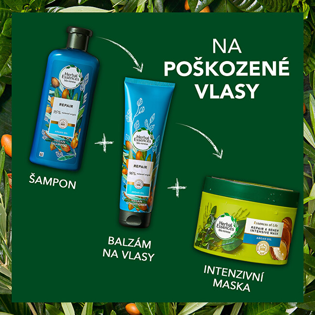 Herbal Essences Regenerating balm for dry and damaged hair Argan Oil ( Repair Conditioner) 275ml plaukų balzamas