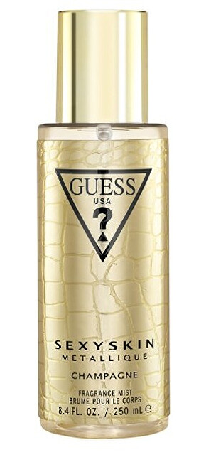 Guess Sexy Skin Metallique Champagne - tělov&yacute; z&aacute;voj 250ml Moterims