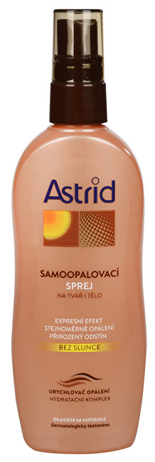 Astrid Self-tanning spray on face and body 150 ml 150ml Unisex