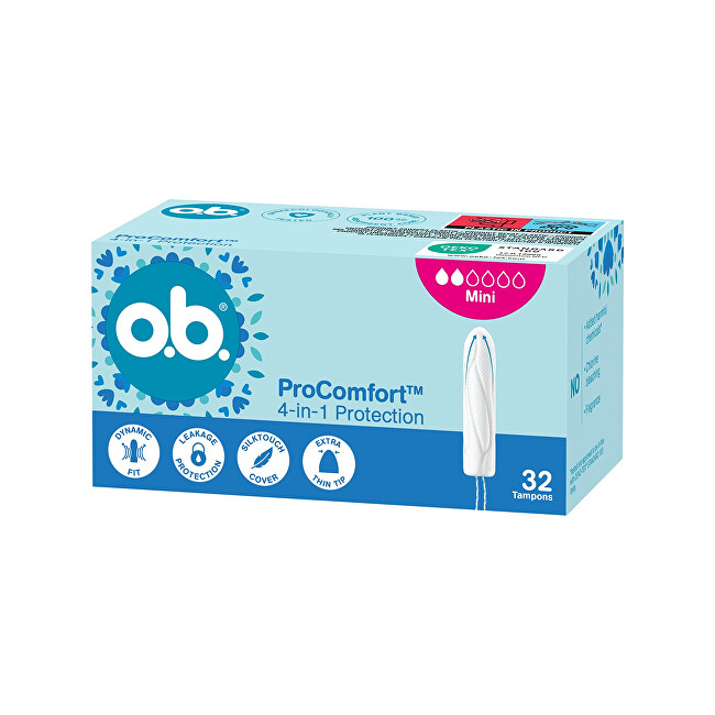 o.b. ProComfort Mini Tampons 64 ks Intymios higienos priemonė