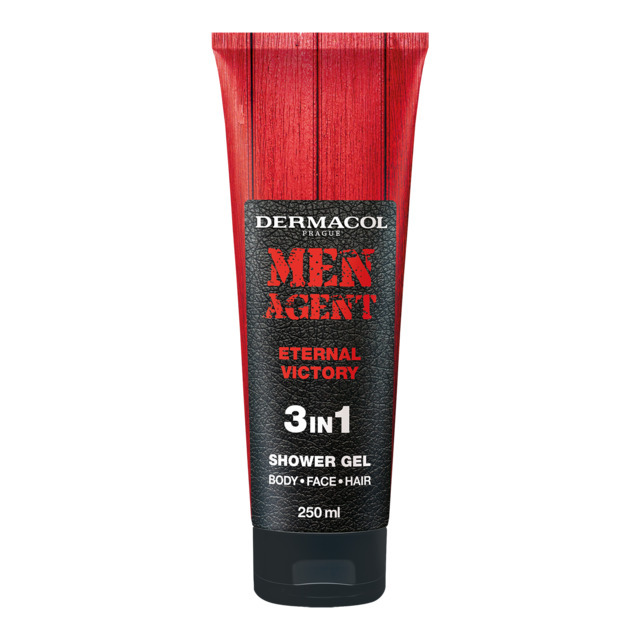 Dermacol Shower gel 3 in 1 Eternal Victory Men Agent (Shower Gel) 250 ml 250ml šampūnas