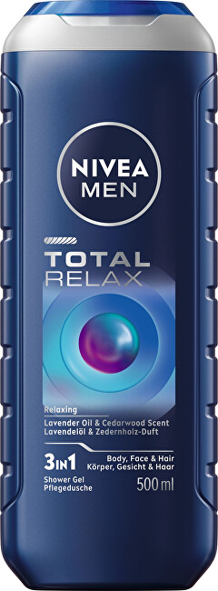 Nivea Men Total Relax (Body, Face & Hair Shower Gel) 500 ml 500ml Vyrams