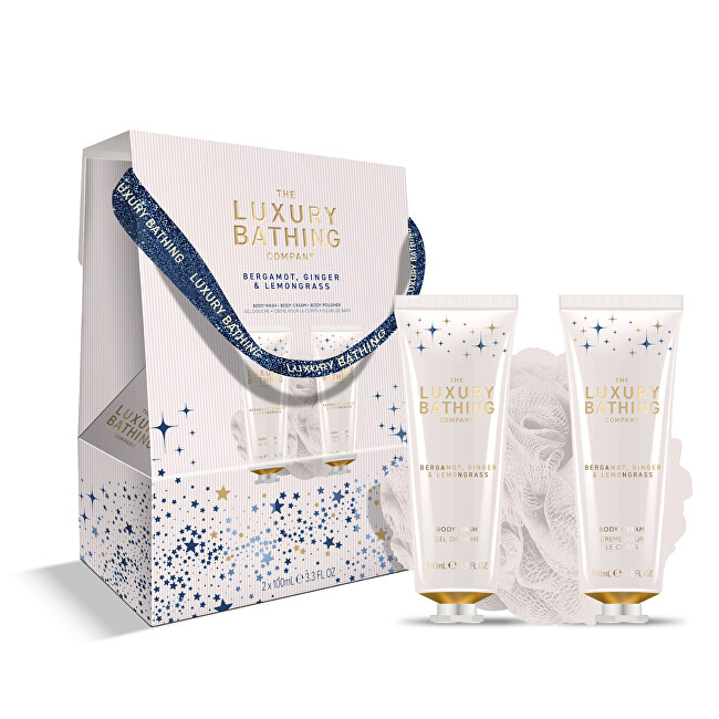 Grace Cole Shower Set Trio ( Bergamot, Z&aacute;zvor & Lemongrass ) - D&aacute;rkov&aacute; sada tělov&eacute; p&eacute;če ( 3 ks ) Vonios ir du&scaron;o priemonė Moterims