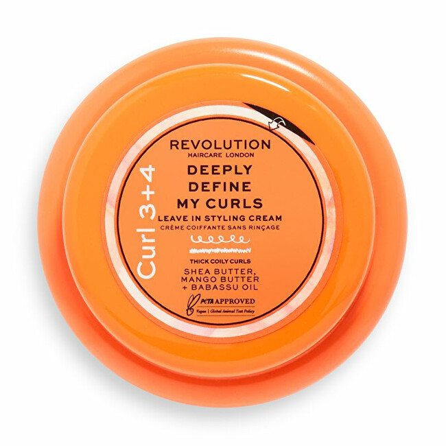 Revolution Haircare Revolution Haircare, Deeply Define My Curls Leave In Styling Cream, Hair Care nenuplaunama plaukų priežiūros priemonė