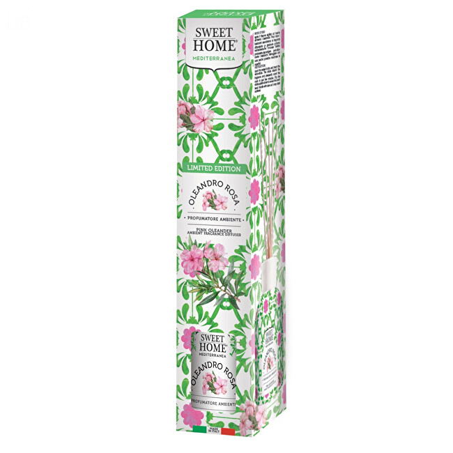 Sweet Home Collection Aroma diffuser Pink Oleander 100 ml 100ml Kvapas namams su lazdelėmis