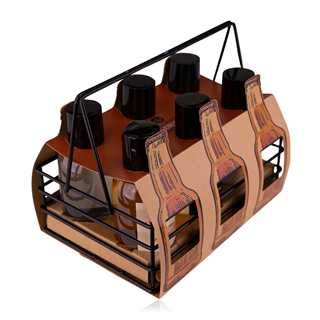 Accentra MEN'S COLLECTION gift set, six-pack in a wire basket, Vyrams