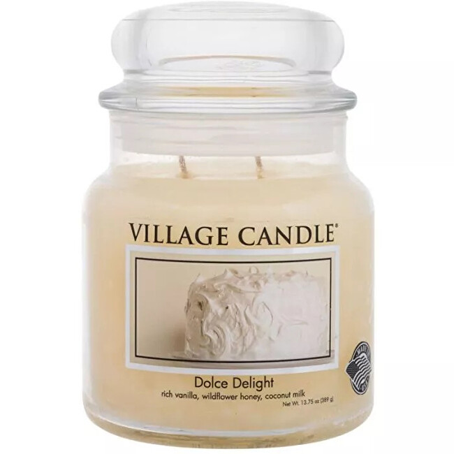 Village Candle Scented candle in Dolce Delight glass 389 g Unisex