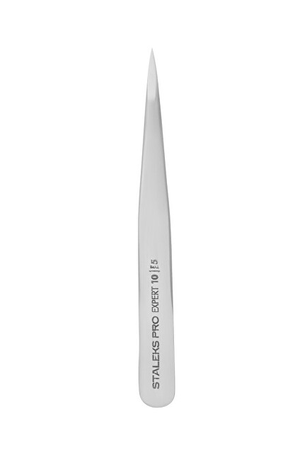 STALEKS Point tweezers for eyebrows Expert 10 Type 5 (Eyebrow Tweezers) antakių kosmetika